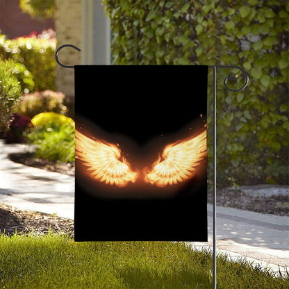 Flame Wings Print House Flag