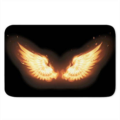 Flame Wings Print Indoor Door Mat