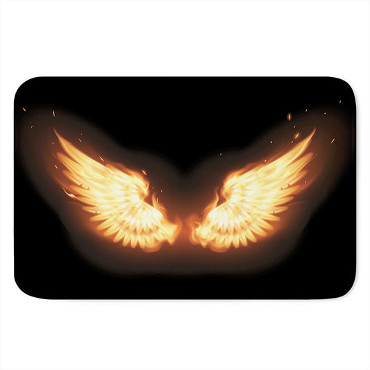 Flame Wings Print Indoor Door Mat