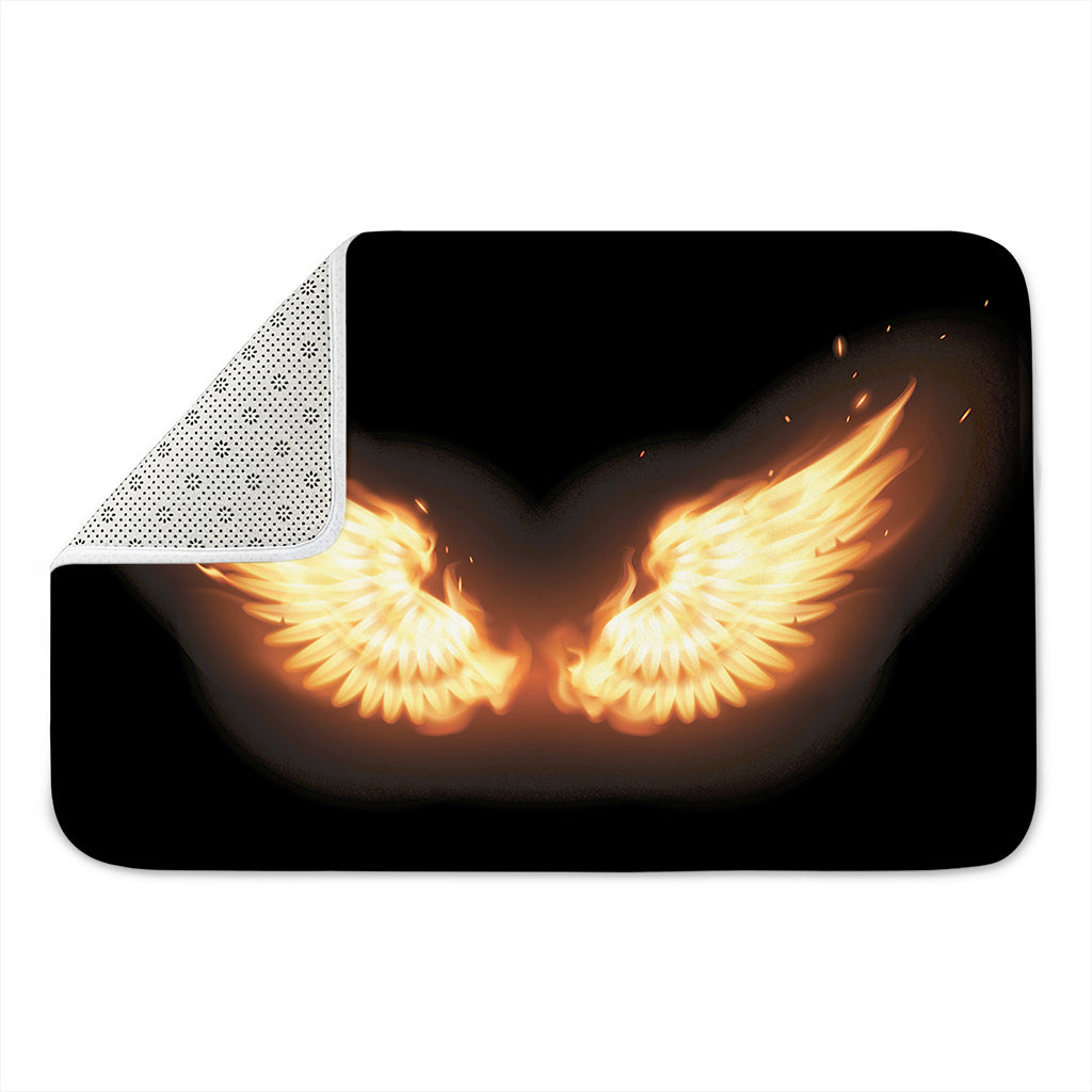 Flame Wings Print Indoor Door Mat