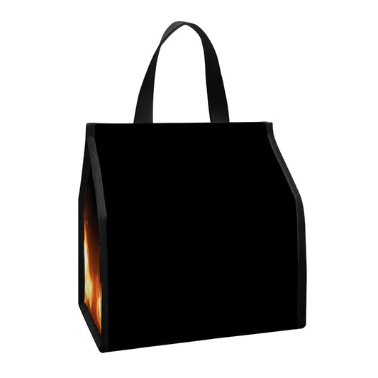 Flame Wings Print Insulated Lunch Tote