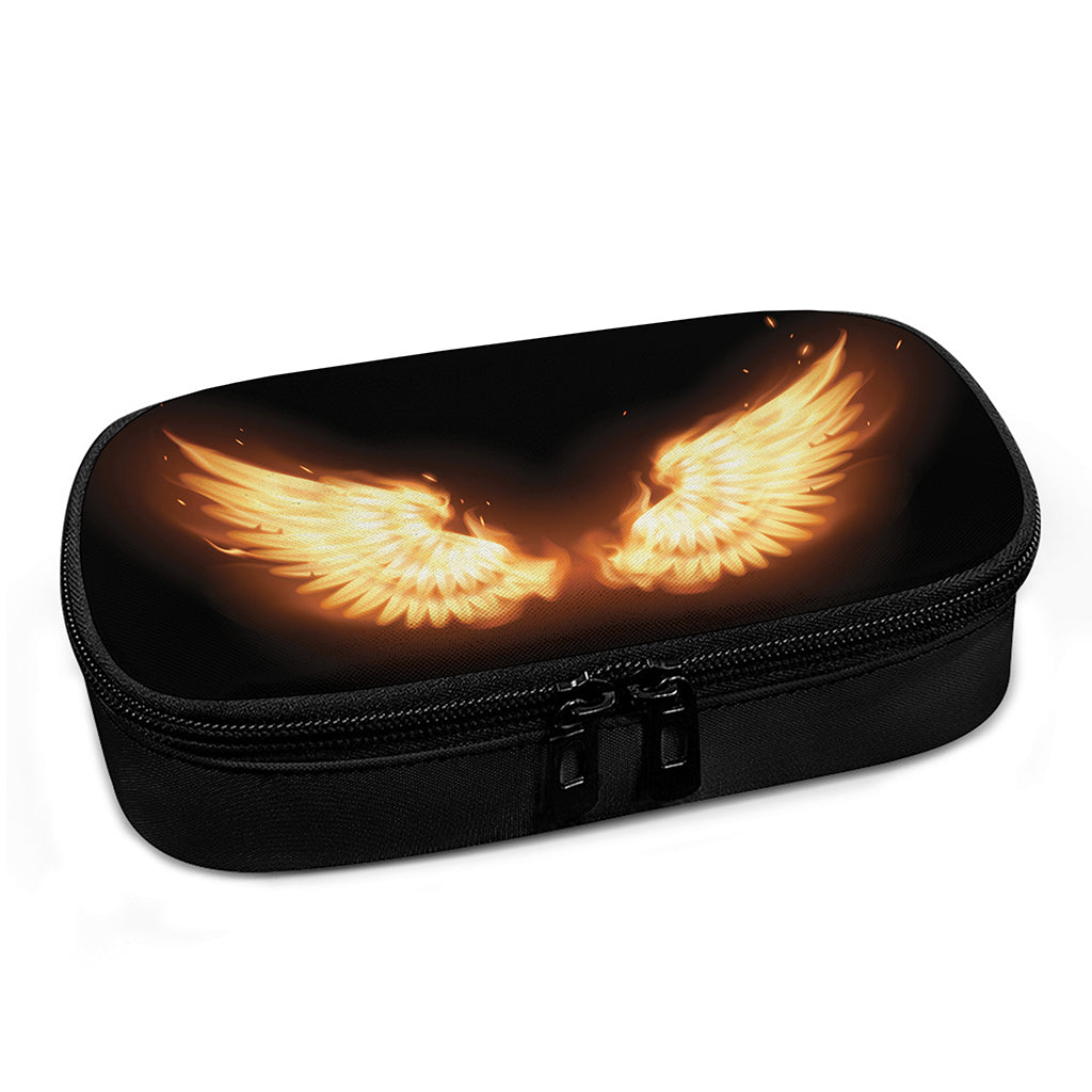 Flame Wings Print Insulin Cooler Travel Case
