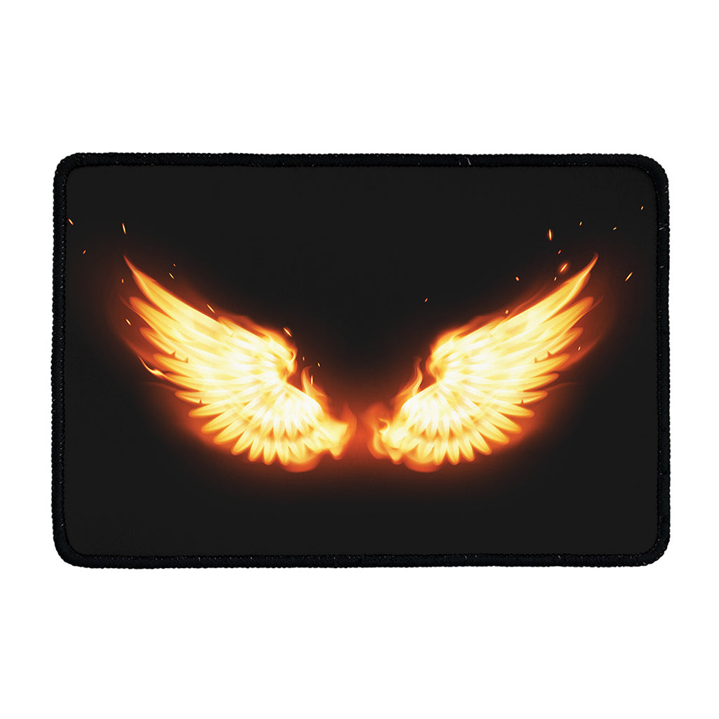 Flame Wings Print Kitchen Mat