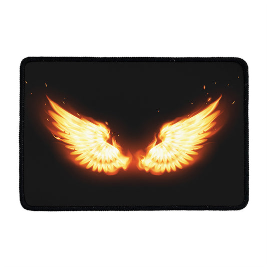 Flame Wings Print Kitchen Mat