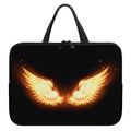 Flame Wings Print Laptop Sleeve With Handle
