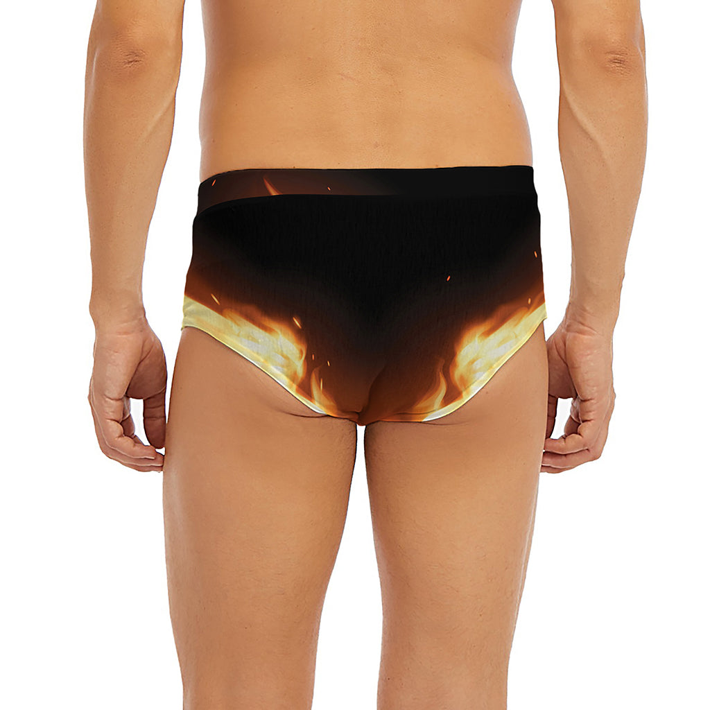 Flame Wings Print Men's Briefs