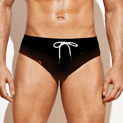 Flame Wings Print Men's Swim Briefs