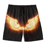 Flame Wings Print Men's Swim Trunks