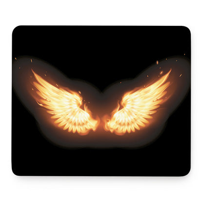 Flame Wings Print Mouse Pad