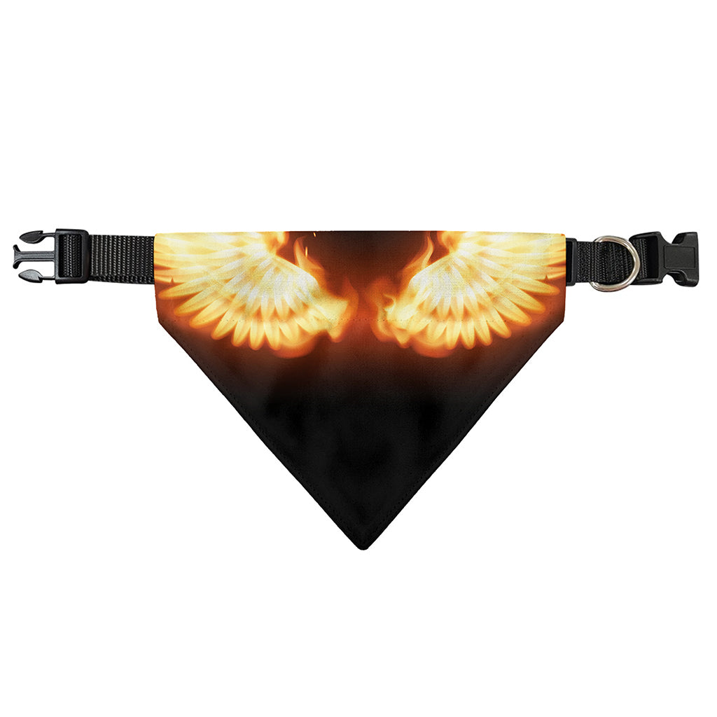 Flame Wings Print Over The Collar Dog Bandana