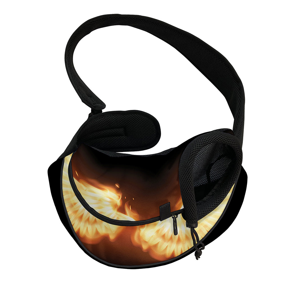 Flame Wings Print Pet Sling Carrier