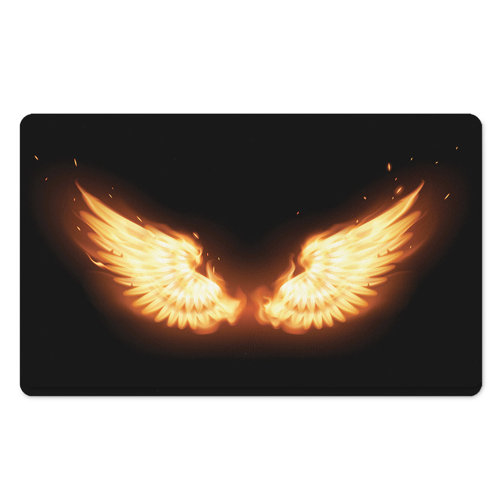 Flame Wings Print Polyester Doormat
