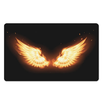 Flame Wings Print Polyester Doormat