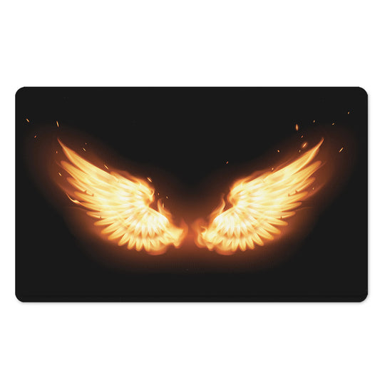 Flame Wings Print Polyester Doormat