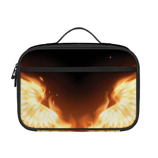 Flame Wings Print Portable Lunch Bag