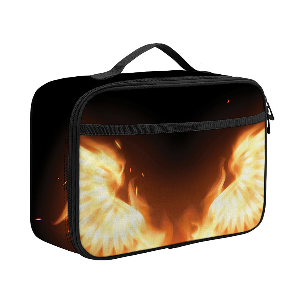Flame Wings Print Portable Lunch Bag
