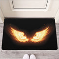 Flame Wings Print Rubber Doormat
