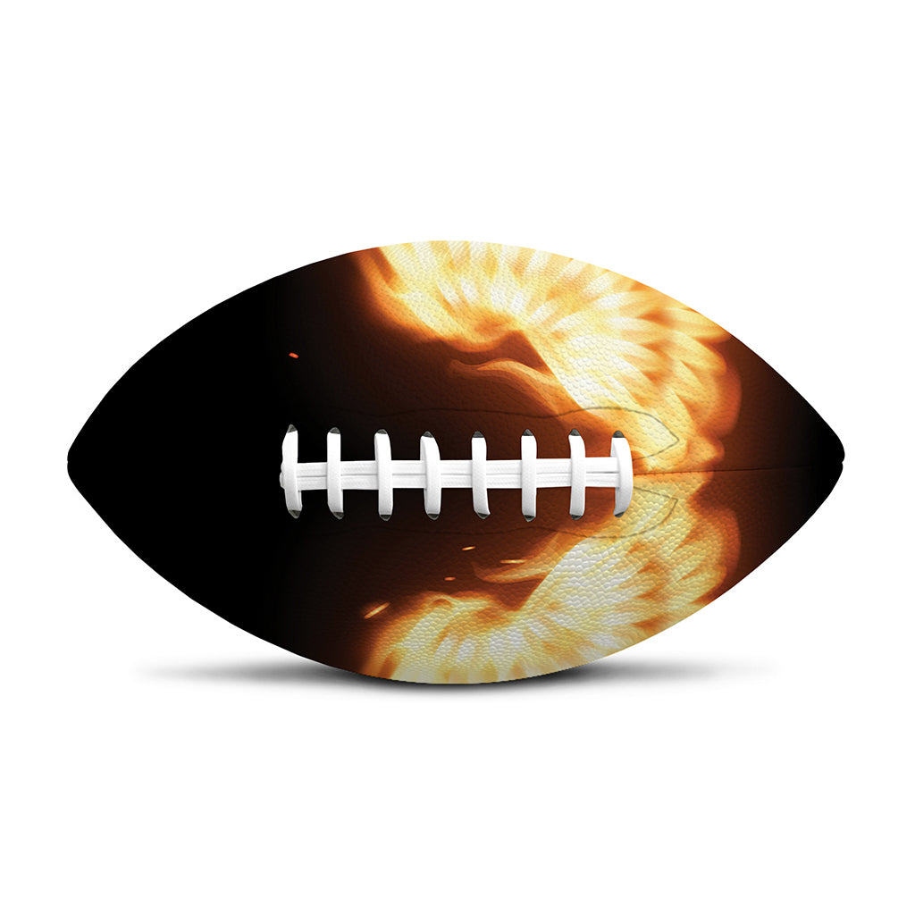 Flame Wings Print Rugby Ball