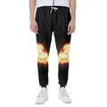 Flame Wings Print Joggers