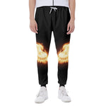 Flame Wings Print Scuba Joggers
