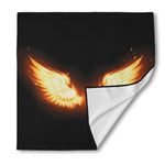 Flame Wings Print Silk Bandana