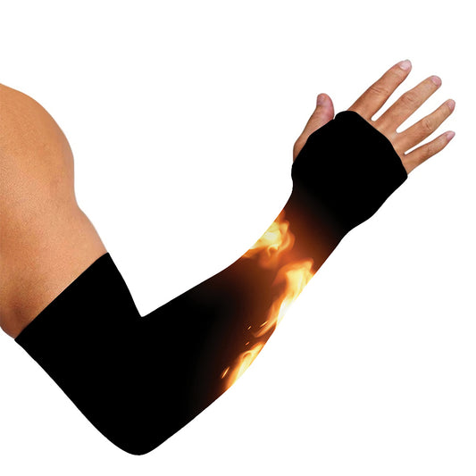 Flame Wings Print Sun Protection Arm Sleeves