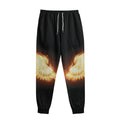 Flame Wings Print Sweatpants