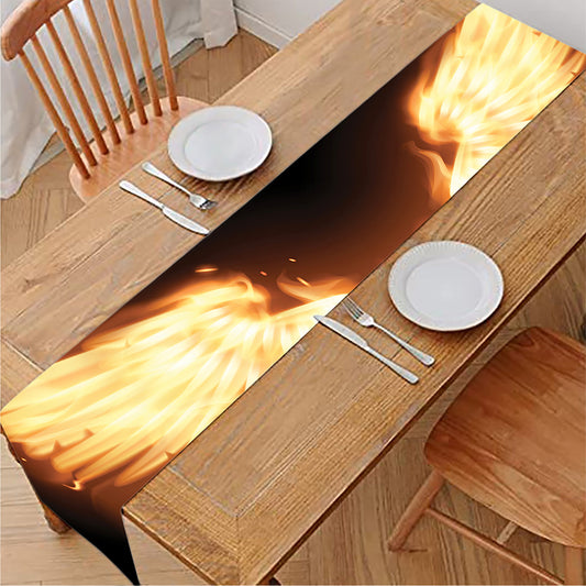 Flame Wings Print Table Runner