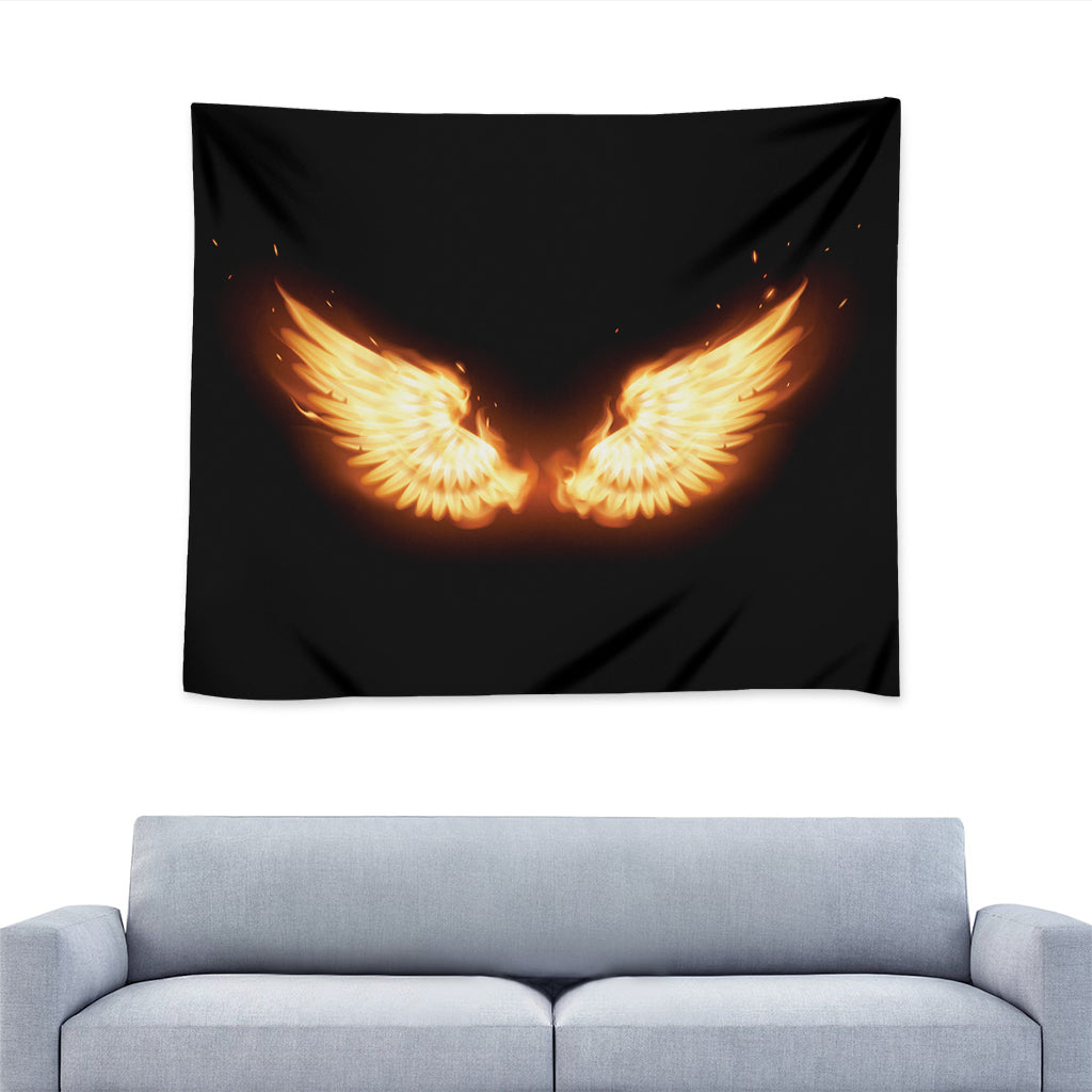 Flame Wings Print Tapestry