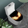 Flame Wings Print Toilet Lid Cover