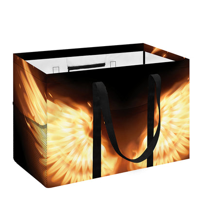 Flame Wings Print Utility Tote Bag