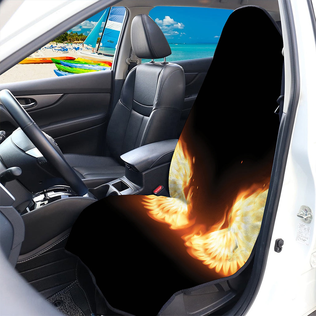 Flame Wings Print Waterproof Car Seat Cover