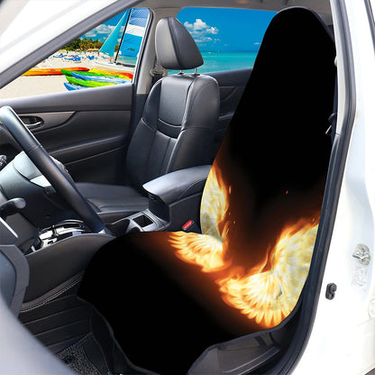 Flame Wings Print Waterproof Car Seat Cover
