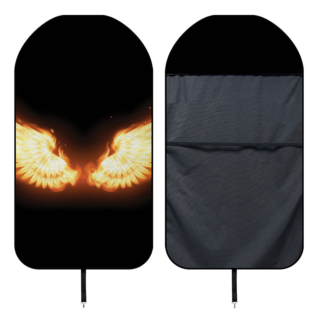 Flame Wings Print Waterproof Car Seat Cover