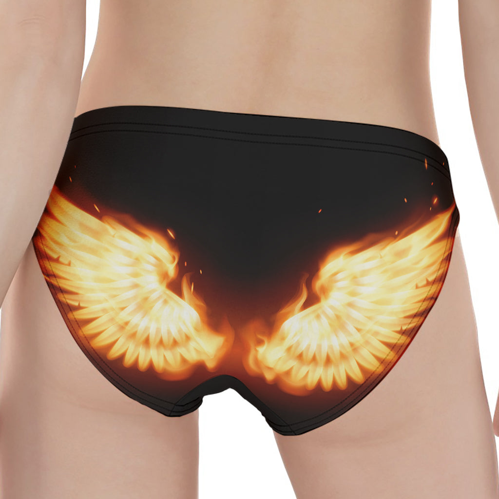 Flame Wings Print Women's Panties