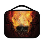 Flaming Demon Skull Print Classic Bible Case