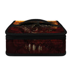 Flaming Demon Skull Print Small Lunch Bag