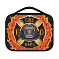 Flaming Firefighter Emblem Print Classic Bible Case