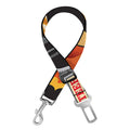 Flaming Firefighter Emblem Print Dog Seat Belt