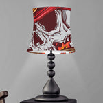 Flaming Firefighter Skull Print Bell Lamp Shade