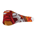 Flaming Firefighter Skull Print Bicycle Seat Cover