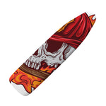 Flaming Firefighter Skull Print Ironing Board Cover