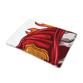 Flaming Firefighter Skull Print Pet Cooling Mat Cover