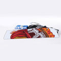 Flaming Firefighter Skull Print Sports Towel