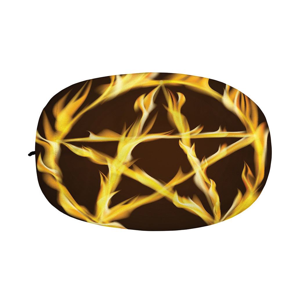 Flaming Pentagram Symbol Print Car Side Mirror Covers