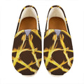 Flaming Pentagram Symbol Print Casual Shoes