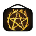Flaming Pentagram Symbol Print Classic Bible Case