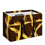 Flaming Pentagram Symbol Print Utility Tote Bag
