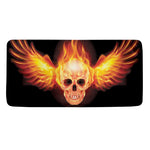 Flaming Skull With Fire Wings Print Towel
