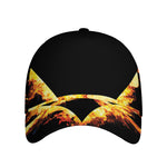 Flaming Star of David Print Baseball Cap